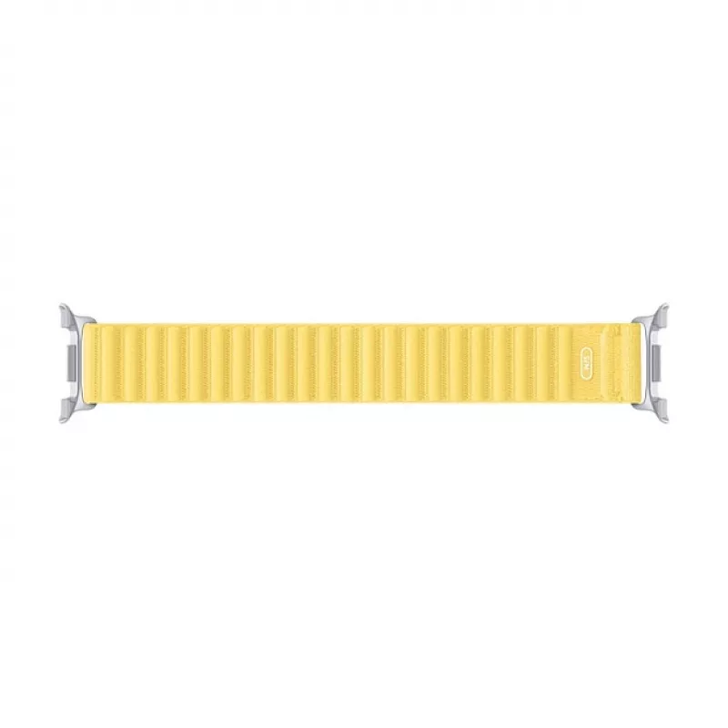 Samsung Fabric Band (S/M) – Geltona nailono juosta Galaxy Watch9 (Watch8)