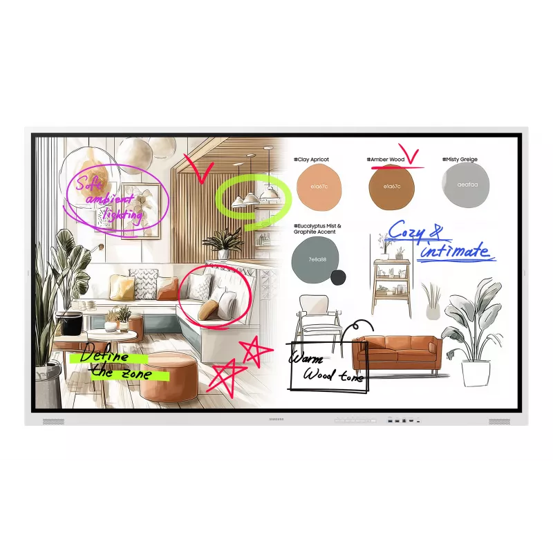Samsung Flip WM85FX 85 inch interaktyvus UHD ekranas su lietimui jautriu paviršiumi