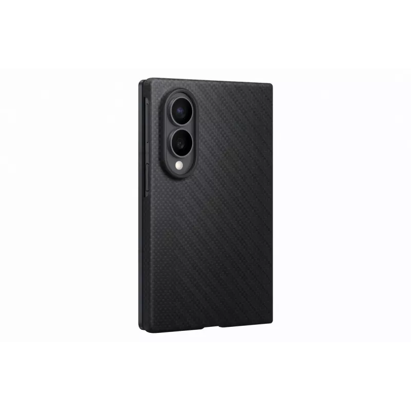 Samsung Galaxy Fold8 Carbon Magnet Standing Cover su S Pen laikikliu ir atramėle – juoda (EF-KF971SBEGWW)