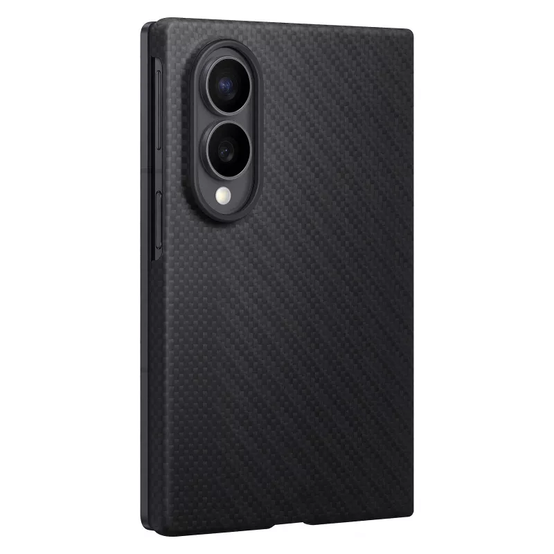 Samsung Galaxy Fold8 Carbon Magnet Standing Cover su S Pen laikikliu ir atramėle – juoda (EF-KF971SBEGWW)