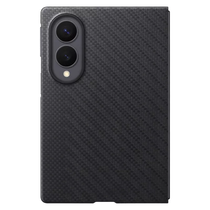 Samsung Galaxy Fold8 Carbon Magnet Standing Cover su S Pen laikikliu ir atramėle – juoda (EF-KF971SBEGWW)
