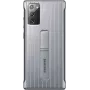 Samsung Galaxy Note 20 / Note 20 5G Protective Standing Cover Case sidabrinis