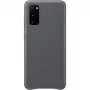 Samsung Galaxy S20 Leather Cover Case Gray