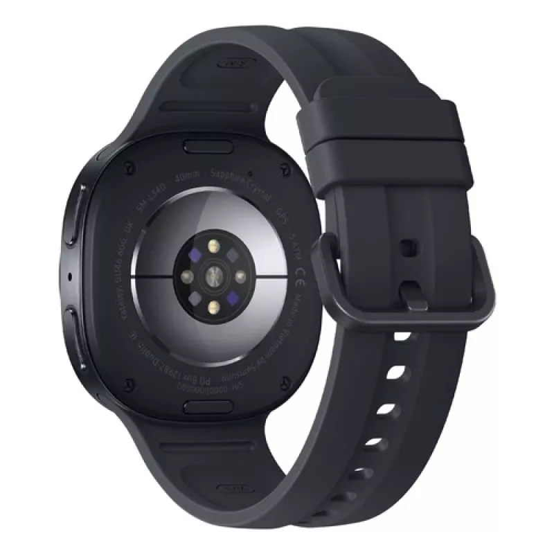 Samsung Galaxy Watch9 LTE 40mm Graphite išmanusis laikrodis, sportinė apyrankė S/M, GPS, Bluetooth, Wi-Fi