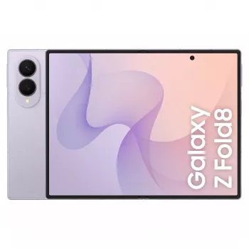 Samsung Galaxy Z Fold8 5G išmanusis telefonas – 7,6 colio lankstus OLED, 16 GB RAM, 1 TB atmintis, Dual SIM, 4800 mAh, levandų spalvos