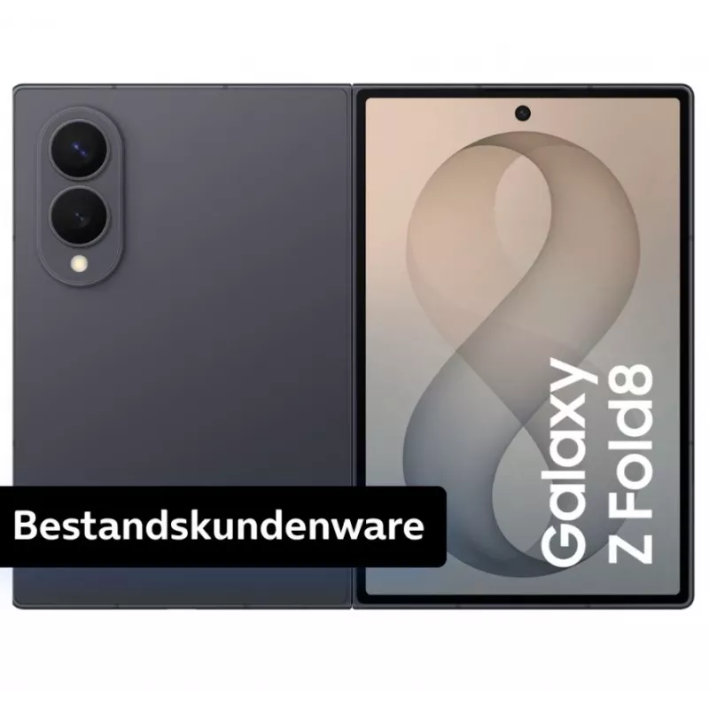 Samsung Galaxy Z Fold8 5G išmanusis telefonas, 12GB RAM, 256GB, grafito spalvos, lankstus OLED ekranas, Dual SIM