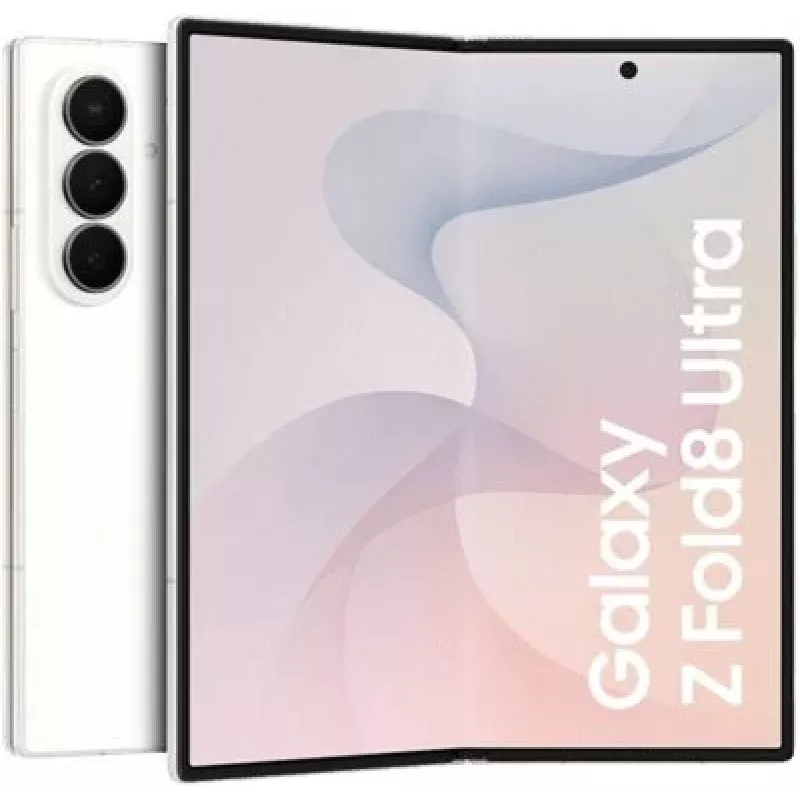 Samsung Galaxy Z Fold8 Ultra 5G išmanusis telefonas – dviejų SIM kortelių, 12GB RAM, 256GB atmintis, 8 colių lankstus OLED ekranas, kreminės spalvos
