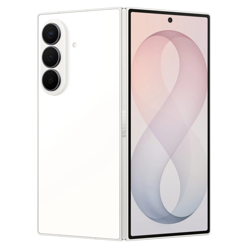 Samsung Galaxy Z Fold8 Ultra 5G išmanusis telefonas – dviejų SIM kortelių, 12GB RAM, 256GB atmintis, 8 colių lankstus OLED ekranas, kreminės spalvos