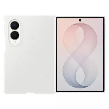Samsung Silicone Magnet Case Galaxy Z Fold 8 – balta (MagSafe suderinama) | ITwork.lt
