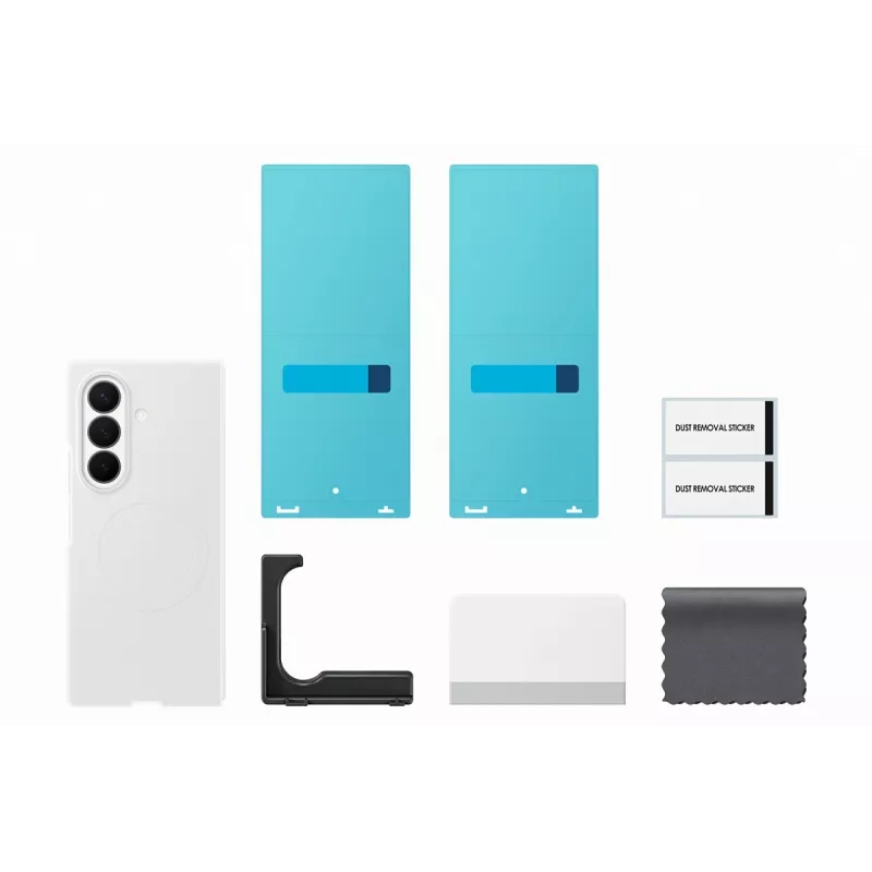 Samsung Silicone Magnet dėklas Galaxy Z Fold8 Ultra telefonui, baltas
