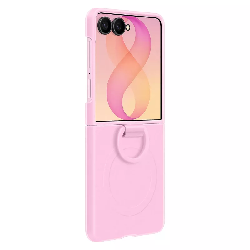 Samsung Silicone Ring Magnet Case, skirta Galaxy Z Flip8 – violetinė