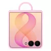 Samsung Silicone Ring Magnet Case, skirta Galaxy Z Flip8 – violetinė
