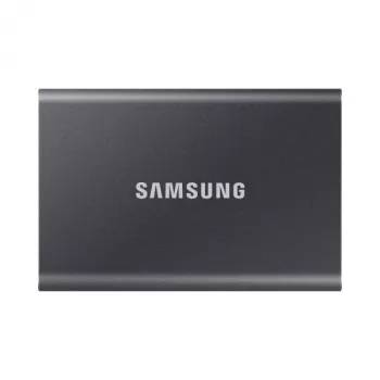 Samsung T7 Portable SSD, 2000 GB, USB Type-C, 3.2 Gen 2, 1050 MB/s, Password, Grey
