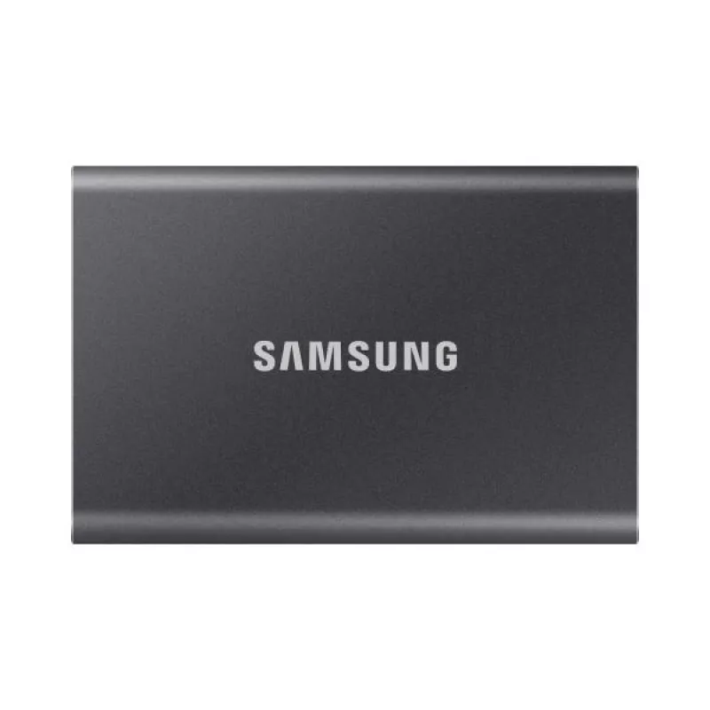 Samsung T7 Portable SSD, 2000 GB, USB Type-C, 3.2 Gen 2, 1050 MB/s, Password, Grey
