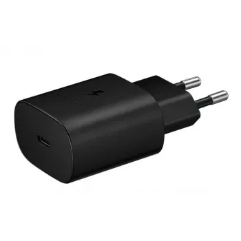 Samsung kelioninis adapteris TA800 25W USB-C PD PPS sieninis įkroviklis, juodas