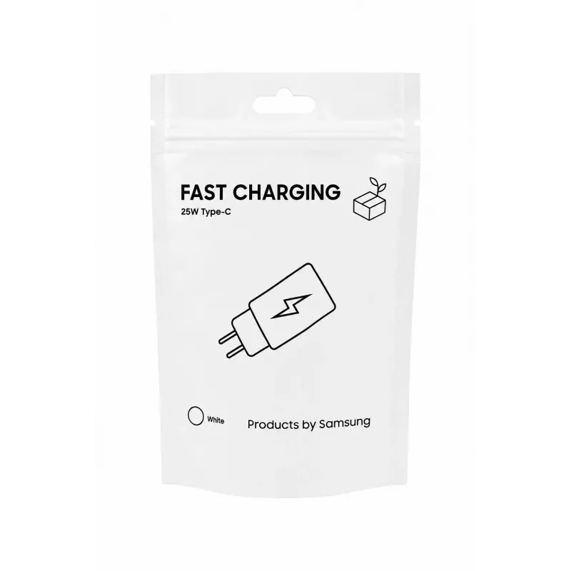 Samsung kelioninis adapteris TA800 USB-C 25W baltas (be laido)