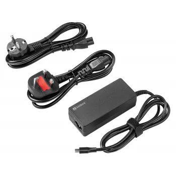 SANDBERG USB-C kintamosios srovės įkroviklis PD65W EU+UK