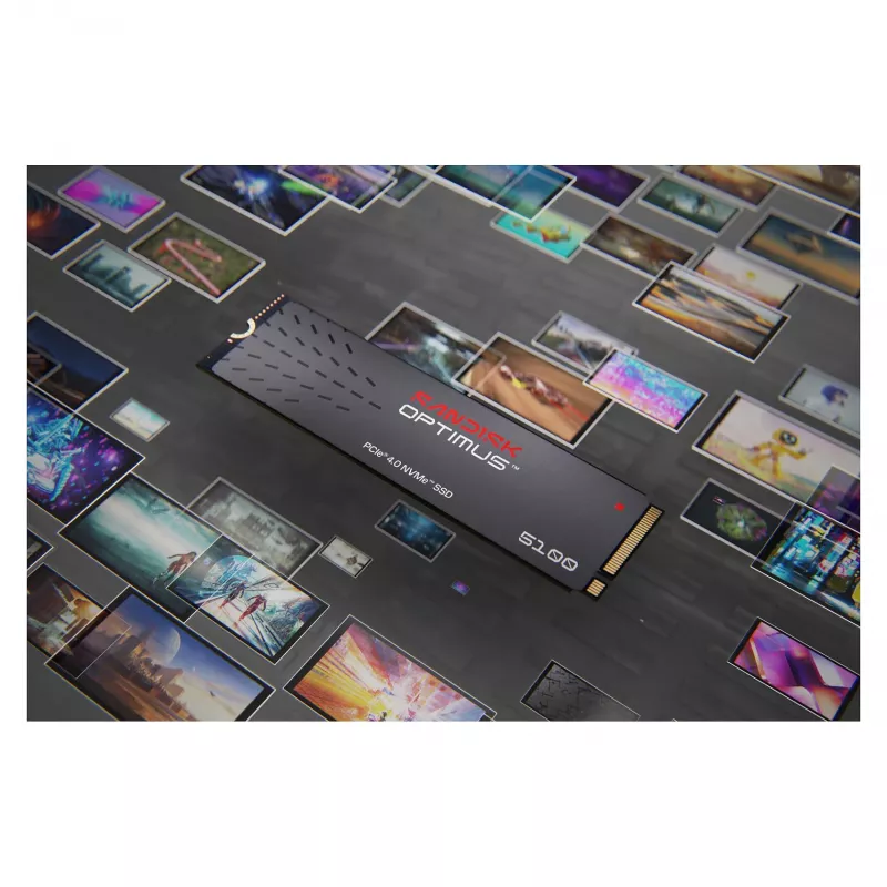 SanDisk Optimus 5100 2TB M.2 2280 PCIe 4.0 NVMe vidinis kietasis diskas (SSD)
