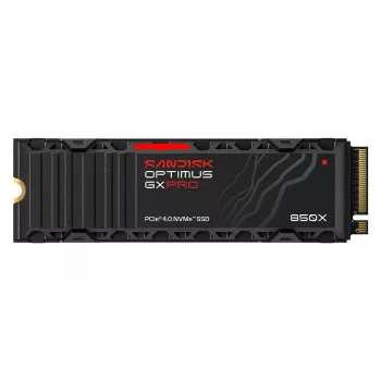 SanDisk Optimus GX PRO 850X 2TB M.2 2280 NVMe PCIe 4.0 SSD su radiatoriumi