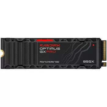 SanDisk Optimus GX PRO 850X 4TB vidinis SSD, M.2 2280 D5-M, PCIe 4.0 x4 NVMe, TCG Opal Encryption 2.01, integruotas radiatorius