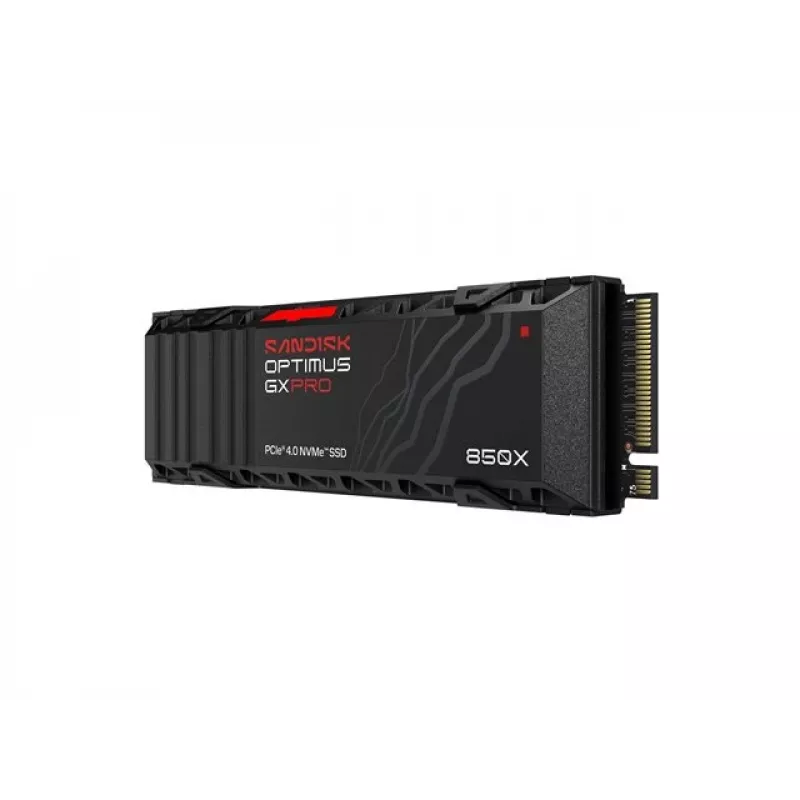 SanDisk Optimus GX PRO 850X 4TB vidinis SSD, M.2 2280 D5-M, PCIe 4.0 x4 NVMe, TCG Opal Encryption 2.01, integruotas radiatorius