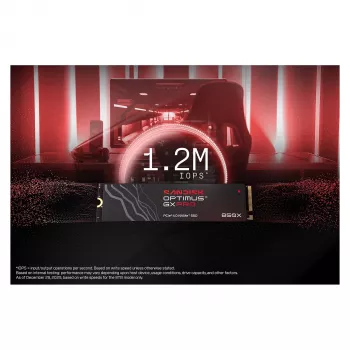 SanDisk Optimus GX PRO 850X 8TB M.2 2280 PCIe Gen4 x4 NVMe SSD su AES 256 bitų šifravimu
