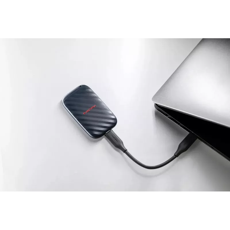 SanDisk nešiojamas SSD 500GB juodas USB 3.2 Gen 1 išorinis diskas – SDSSDE10-500G-G25