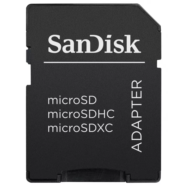 SanDisk Ultra 64GB microSDXC atminties kortelė su SD adapteriu