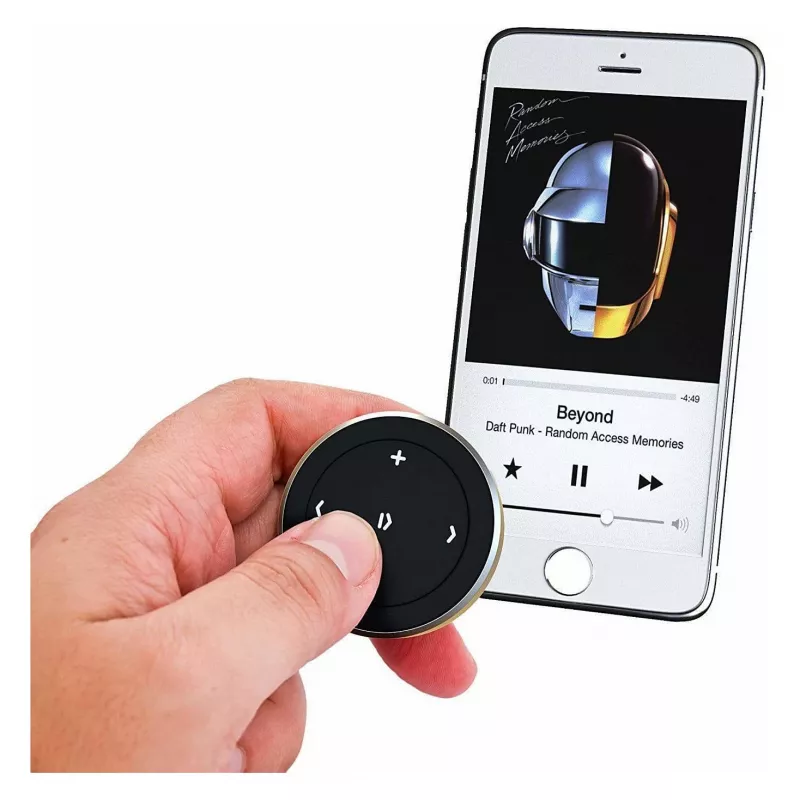 Satechi Bluetooth medijos valdymo mygtukas ST-BMB, juodas/sidabrinis