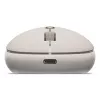 Satechi OntheGo Mouse – belaidė Bluetooth ir 2.4GHz USB-A pelė, įkraunama, keliems įrenginiams, smėlio spalvos