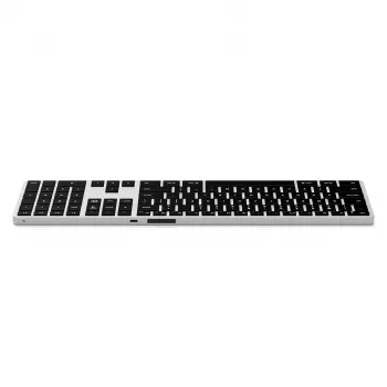Satechi Slim X3 Bluetooth Keyboard with Numeric Keypad - sidabrinis