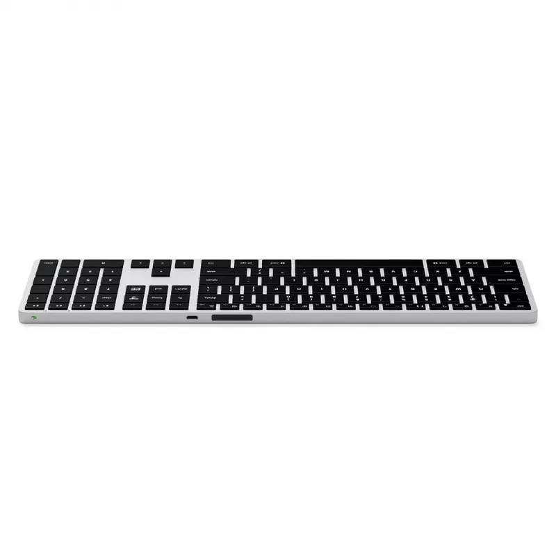 Satechi Slim X3 Bluetooth Keyboard with Numeric Keypad - sidabrinis