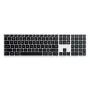 Satechi Slim X3 Bluetooth Keyboard with Numeric Keypad - sidabrinis