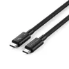 SATECHI Thunderbolt 5 Pro Cable 1m USB-C į USB-C – 120Gbps, 240W, juodos spalvos