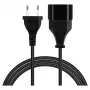 SAVIO CL-214 ilginamasis laidas su 5 lizdais, 3 m, juodas