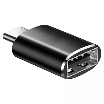 SAVIO TR-19 belaidis CarPlay ir Android Auto adapteris, USB-C, 5GHz Wi-Fi, Bluetooth 5.0, juodas
