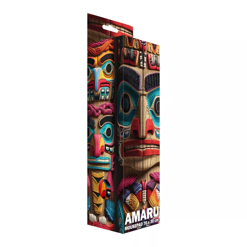 SBOX AMARU XL MP-06 Žaidimų pelės kilimėlis 700x300x2mm Juodas