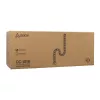 Sbox CC-1016B kabelių tvarkymo spiralė juoda 1,5 m 16 mm