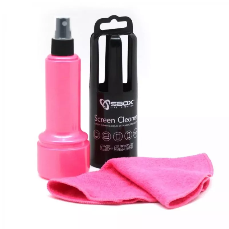 Sbox CS-5005P Ekrano valiklis 150 ml Rožinis