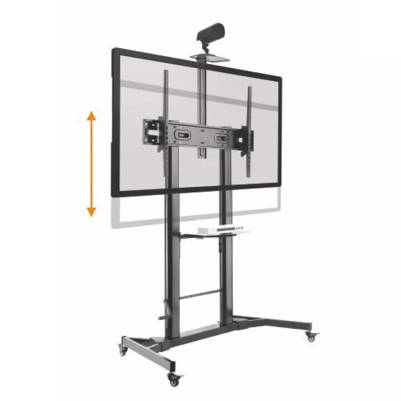 SBOX FS-3610 Grindinis LED televizoriaus stovas 60-100 colių, 100 kg