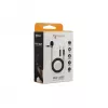 SBOX PM-402 dujų spyruoklės vieno monitoriaus laikiklis 17-32 colių ekranams, 9 kg, VESA 75/100, spaustukas ir kiaurymė, juodas