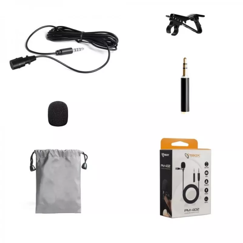 SBOX PM-402 dujų spyruoklės vieno monitoriaus laikiklis 17-32 colių ekranams, 9 kg, VESA 75/100, spaustukas ir kiaurymė, juodas