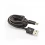 SBOX USB-TYPEC-15B USB-A į USB-C laidas 1,5 m, juodos gervuogės spalvos