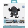 SBS TESUPWIR10CLIPSTG 10W belaidis automobilinis kroviklis laikiklis – juodas