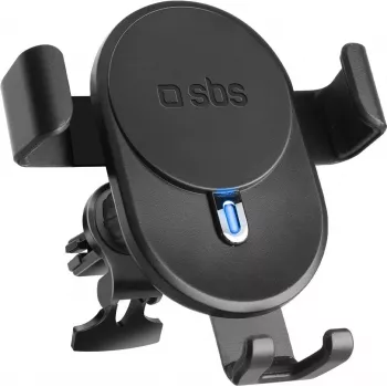 SBS TESUPWIR10CLIPSTG 10W belaidis automobilinis kroviklis laikiklis – juodas
