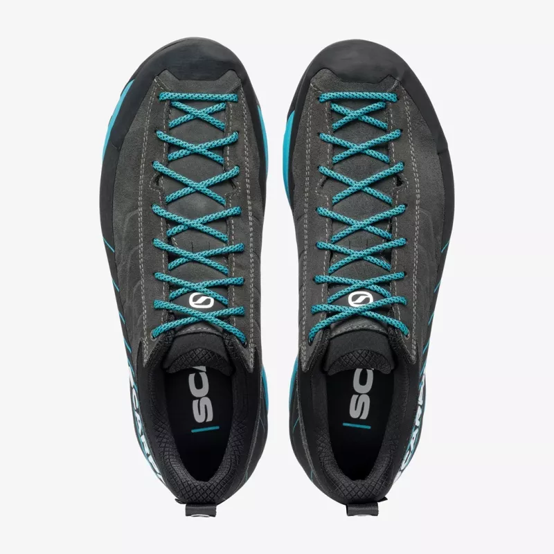SCARPA Mescalito GTX Approach Shoes Shark-Azure UK 10