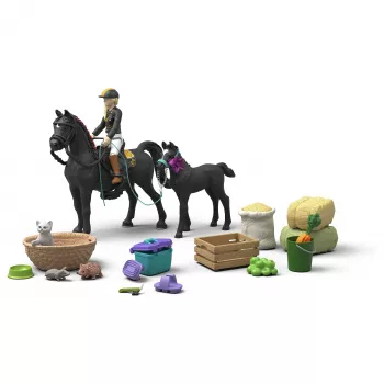 Schleich HORSE CLUB 2026 advento kalendorius - žiemos stebuklų pasivažinėjimas