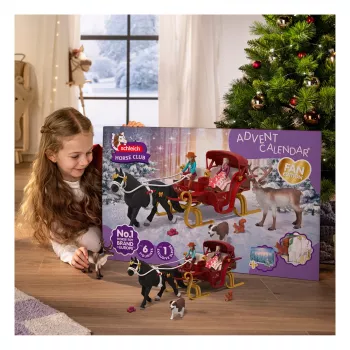 Schleich Horse Club Advento kalendorius – Kalėdinės rogės