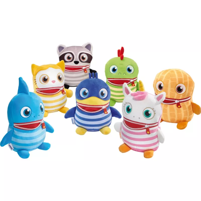 Schmidt Spiele Sorgenfresser Flip Edition Boogie Woogies Minkštas Žaislas 19 cm