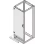 SCHROFF durų vyrių laikiklis 33mm RAL 7021 juodai pilkas plieninis spintoms 27230060